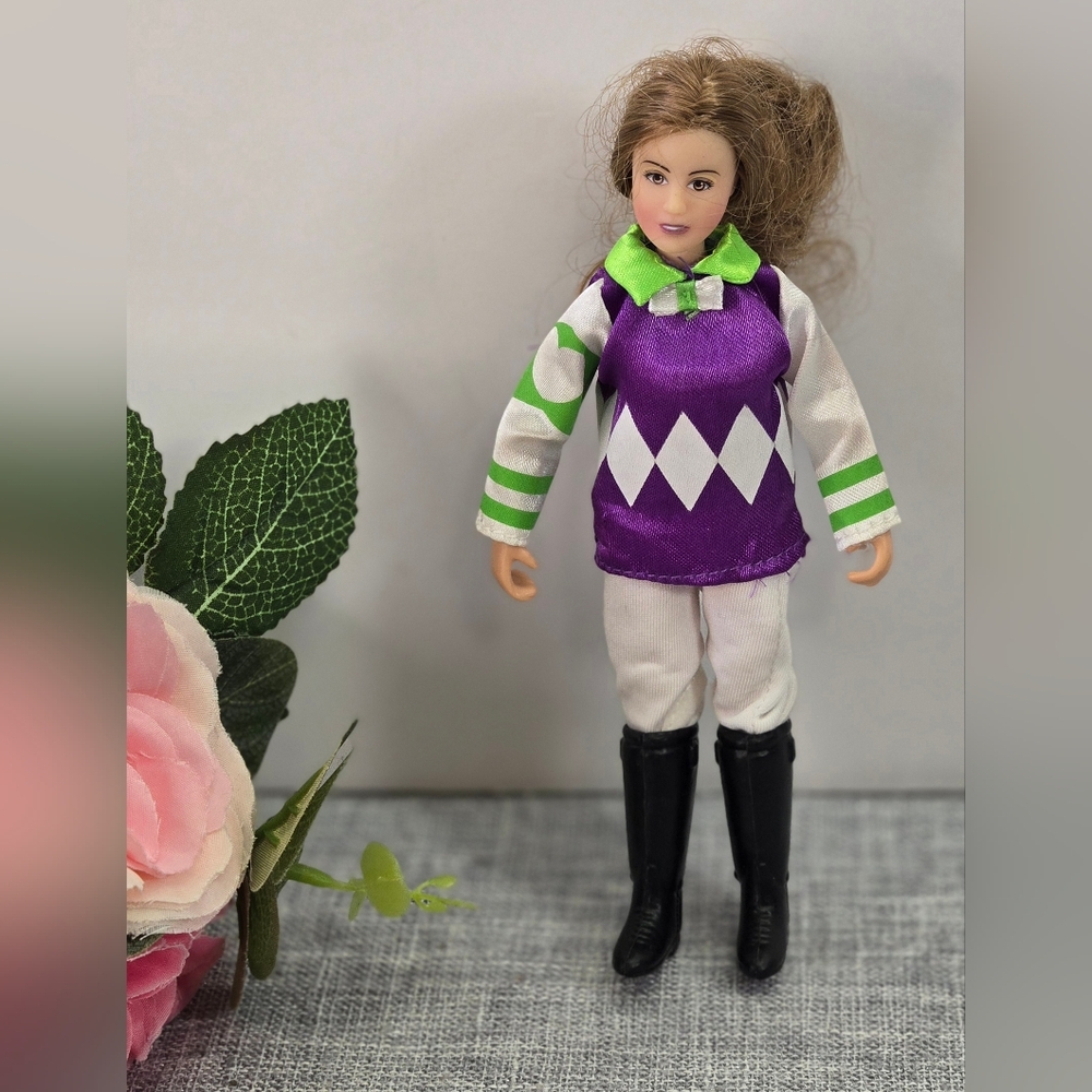 Vintage Rare Breyer: Let’s Go Riding- Girl Jockey Blonde Doll 7" #1440